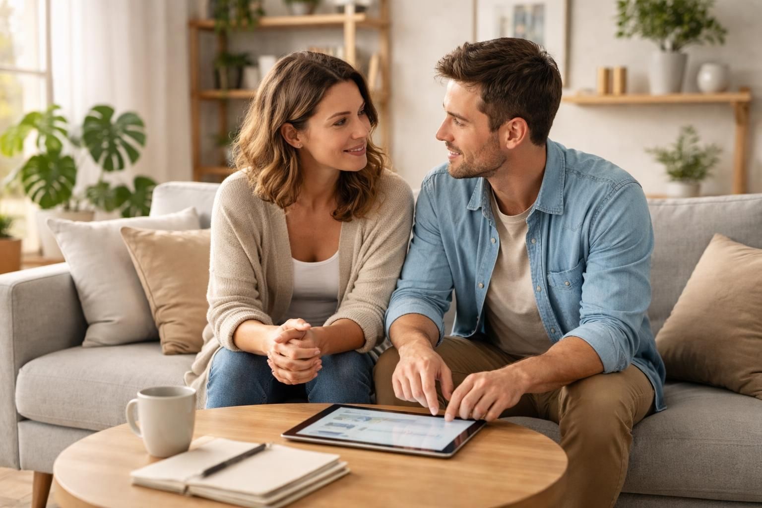 découvrez des exercices de communication guidés sur tablette tactile pour les couples, à pratiquer facilement à la maison et renforcer votre relation.
