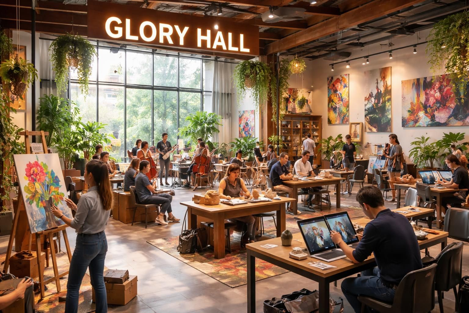 découvrez le glory hall, un lieu incontournable où se rencontrent les passionnés de créativité pour partager, apprendre et s'inspirer dans un environnement dynamique et convivial.